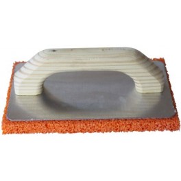 FRATTAZZO ALLUMINIO GOMMA ARANCIO MORBIDA 135x205x15