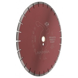DISCO AMARANTO CEMENTO SILENT d.350 - Foro 25.4 + PIN